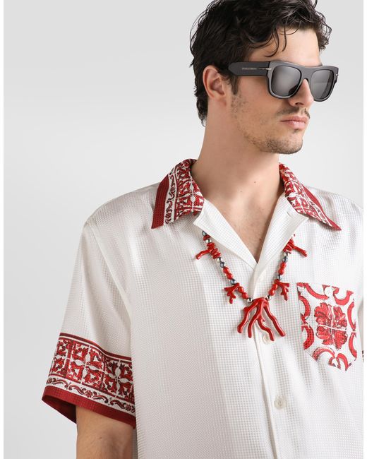Dolce & Gabbana White Camicia for men