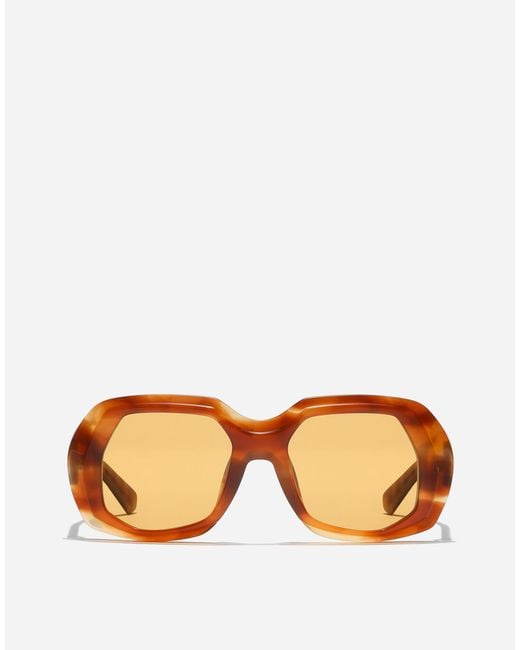 Dolce & Gabbana Orange M's Fashion Showsunglasses for men