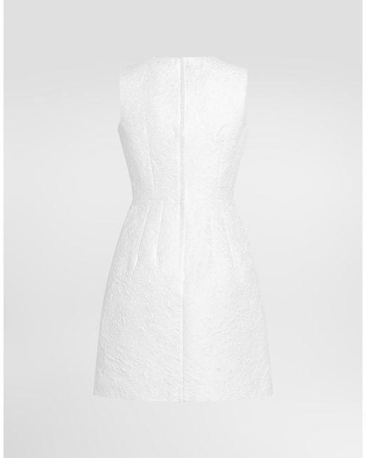 Dolce & Gabbana White Abito