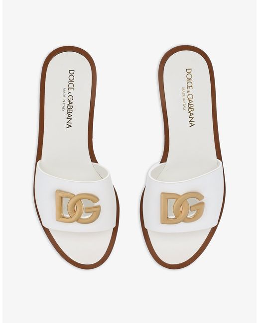 Slide di Dolce & Gabbana in White