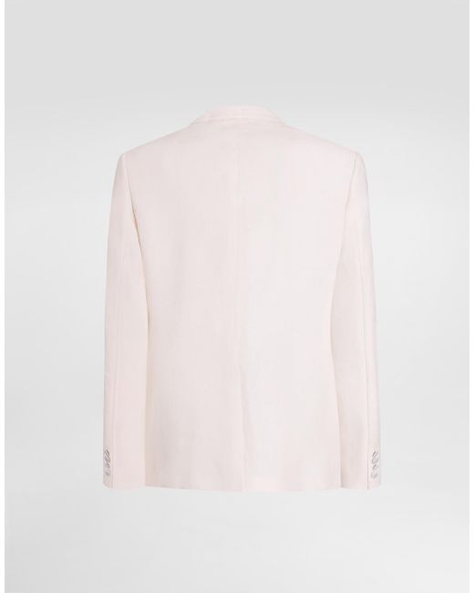 Dolce & Gabbana Pink Double-Breasted Suit for men