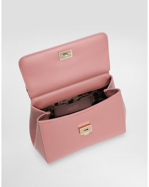 Dolce & Gabbana Pink Medium Sicily Handbag