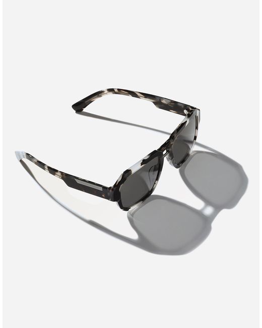 メンズ Dolce & Gabbana 「ミラーロゴ」 サングラス Gray