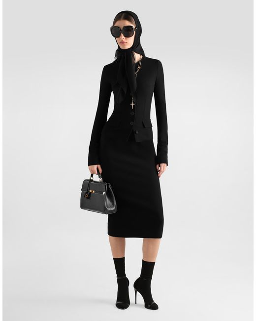 Dolce & Gabbana Black Wool Jacket