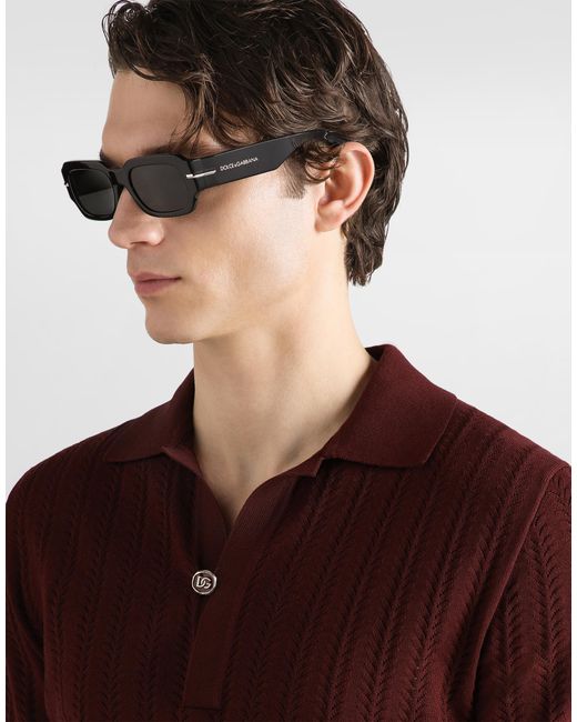 Dolce & Gabbana Red Polo M/C for men