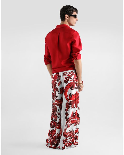 Dolce & Gabbana Red Camicia for men