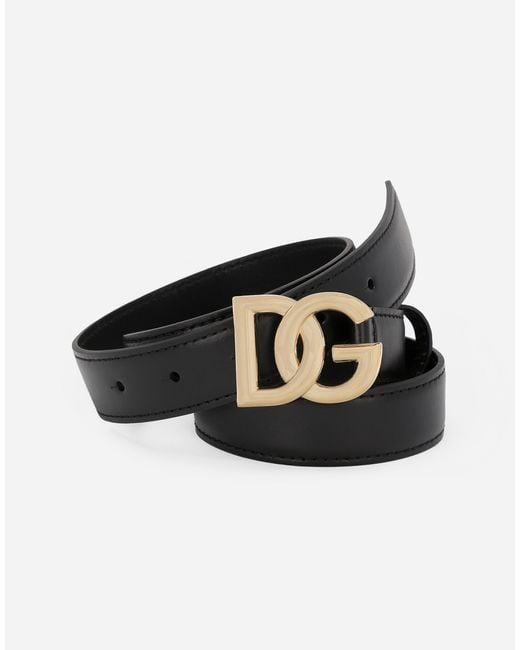 Dolce & Gabbana Black Cintura Logata