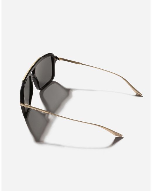 メンズ Dolce & Gabbana Dg Metal Classic サングラス Black