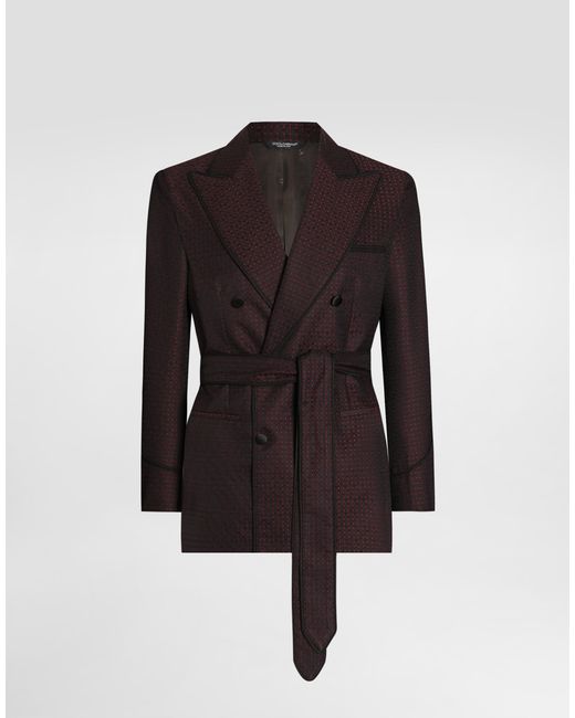 Dolce & Gabbana Black Double-Breasted Jacket for men