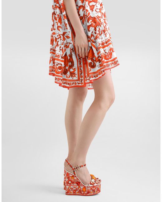 Dolce & Gabbana Red Abito