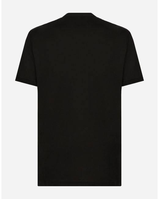 メンズ Dolce & Gabbana ドルチェ&ガッバーナ ロゴ Tシャツ Black