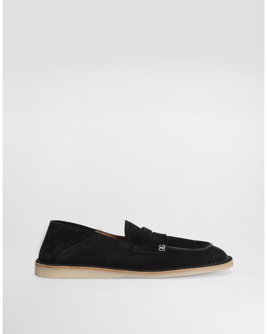 Dolce & Gabbana White Reversed Calfskin Slipper for men