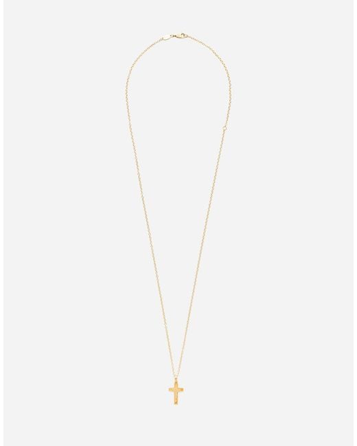 Dolce & Gabbana White Sicily Pendant 18 Carat for men