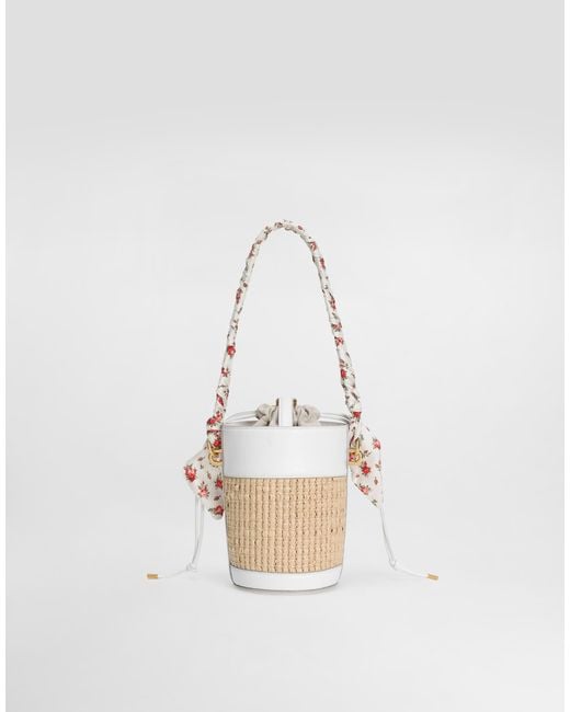 Dolce & Gabbana White Capri Bucket Bag