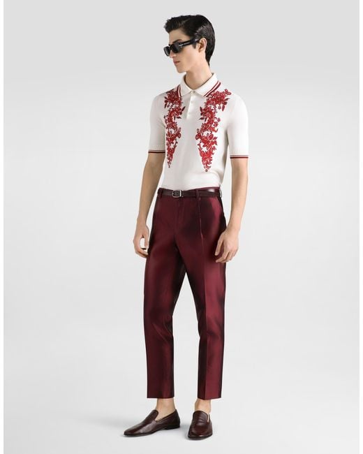 Dolce & Gabbana White Polo M/C for men