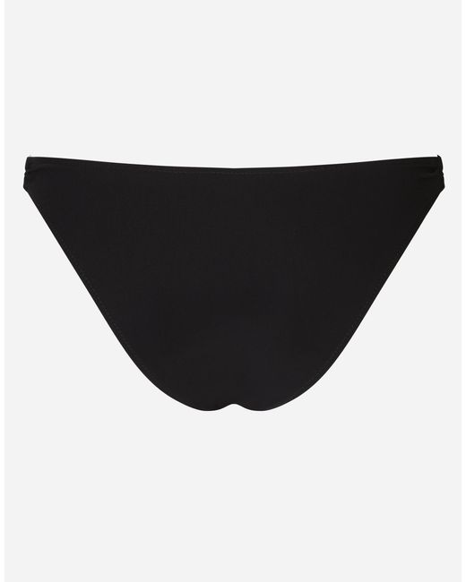 Dolce & Gabbana Bikini Bottoms With Dg Logo Black