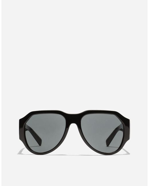 メンズ Dolce & Gabbana Lusso Sartoriale Sunglasses Black