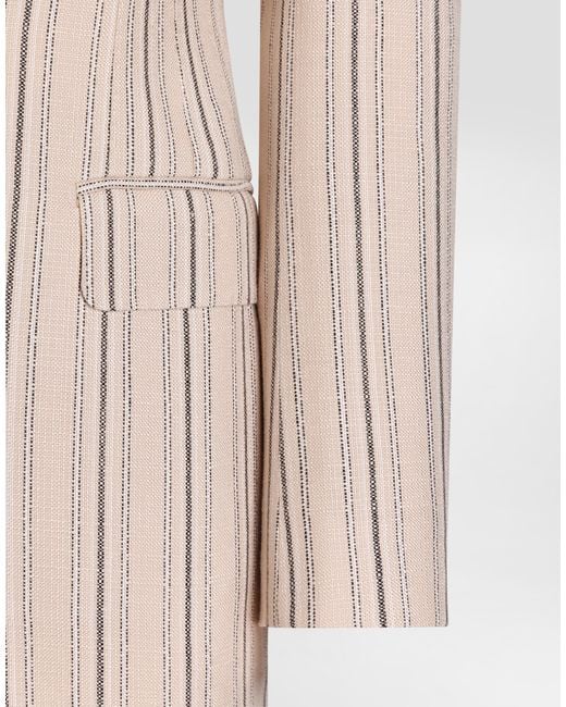 Dolce & Gabbana Natural Single-Breasted Jacket