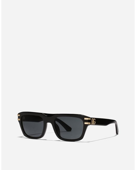 Dolce & Gabbana Gray Dg Griffe Sunglasses for men