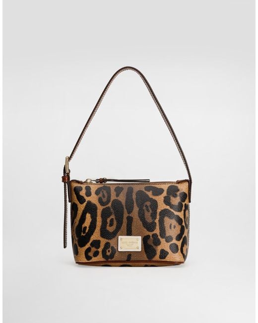 Dolce & Gabbana White Schultertasche Dg Crespo Leo