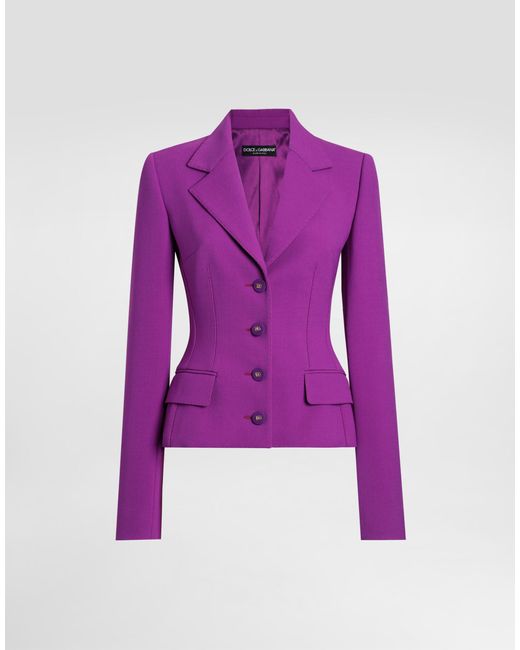 Dolce & Gabbana Purple 'Dolce' Blazer