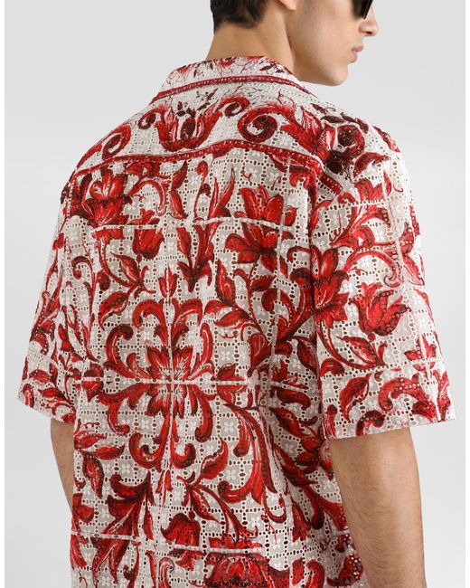 Dolce & Gabbana Red Camicia for men