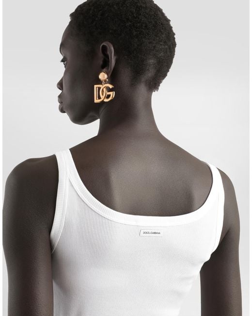 Dolce & Gabbana White Canotta