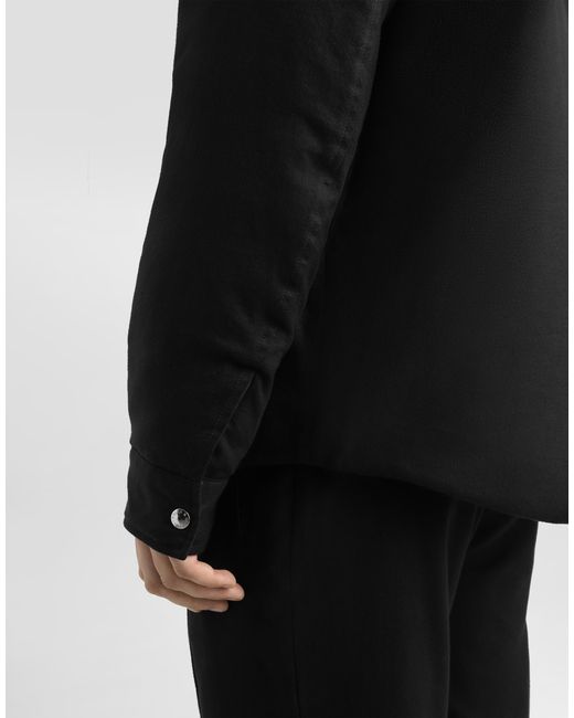 Dolce & Gabbana Black Reversible Shirt Jacket for men