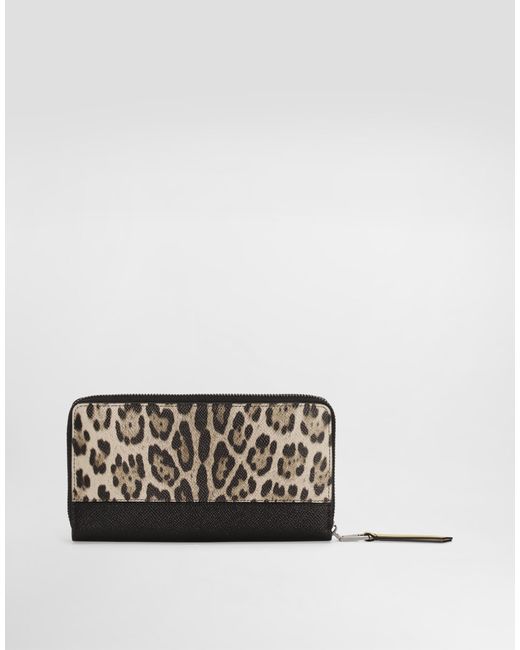 メンズ Dolce & Gabbana Zip-Around Dauphine Wallet White