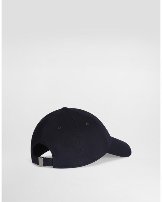 Dolce & Gabbana Blue Cotton Baseball Hat for men