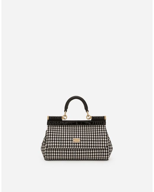 Dolce & Gabbana White Small Sicily Handbag