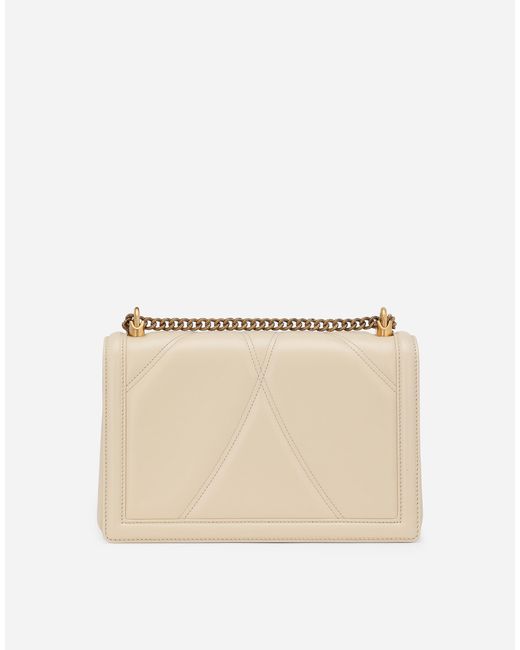 Dolce & Gabbana Natural Schultertasche Devotion Groß