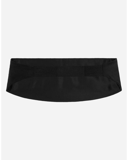 Dolce & Gabbana Black Kummerbund