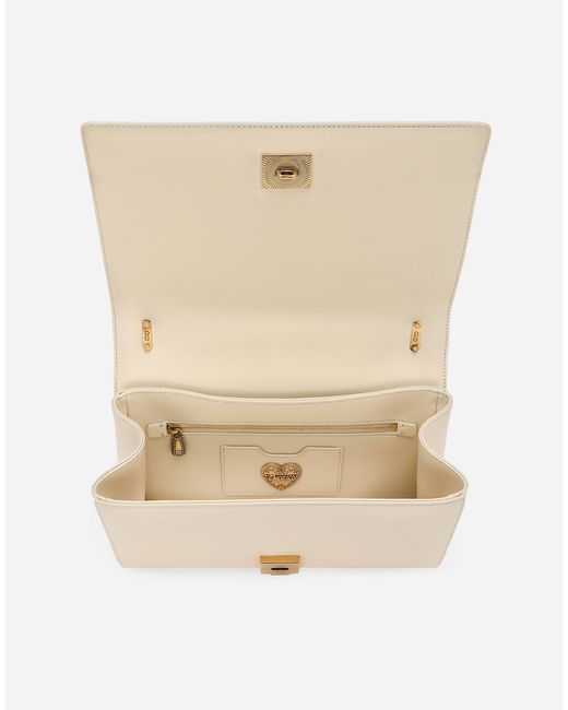Dolce & Gabbana Natural Schultertasche Devotion Groß