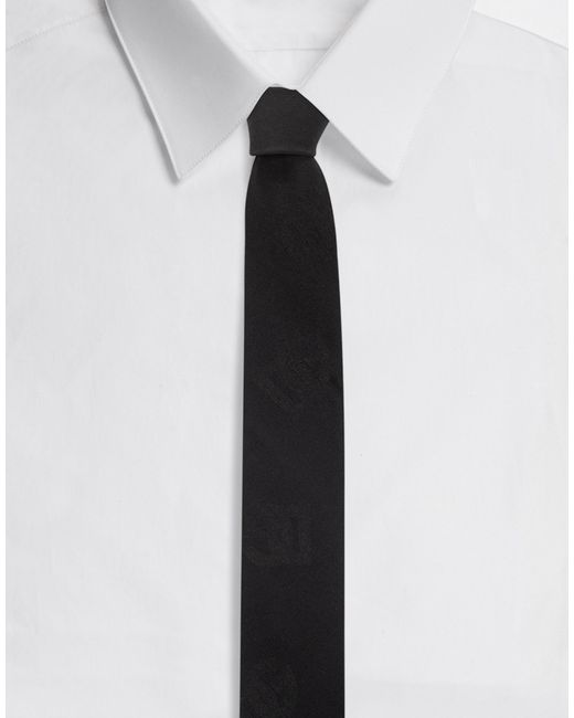 メンズ Dolce & Gabbana Cravatta White