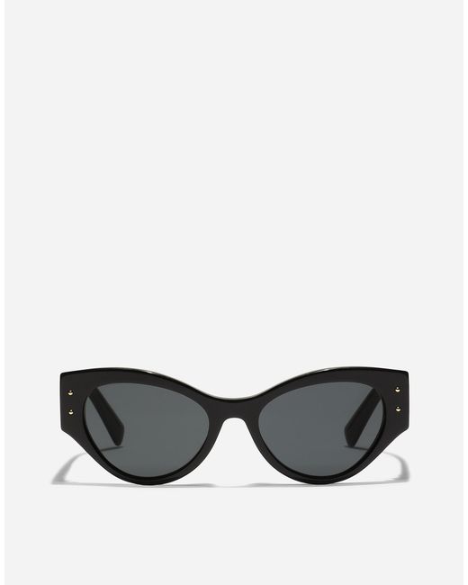 Dolce & Gabbana Dg Logo Plaque サングラス Black