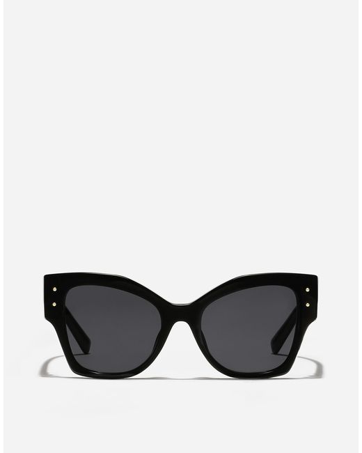 Lunettes De Soleil Dg Logo Plaque Dolce & Gabbana en coloris Black