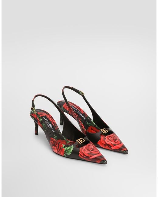 Dolce & Gabbana White Slingback