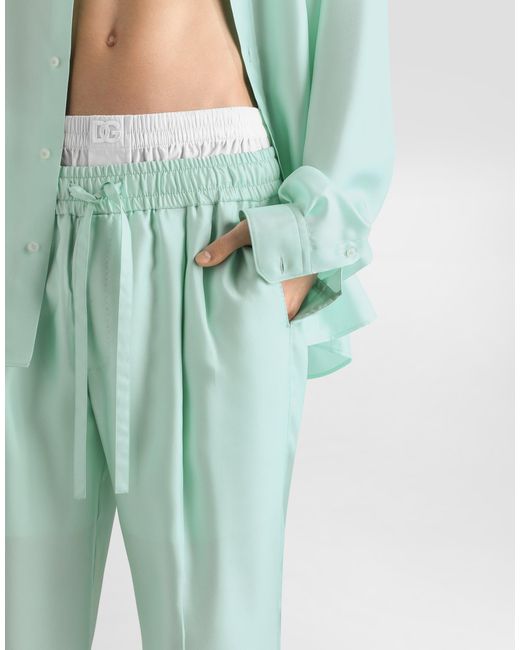 Dolce & Gabbana Green Pantalone for men