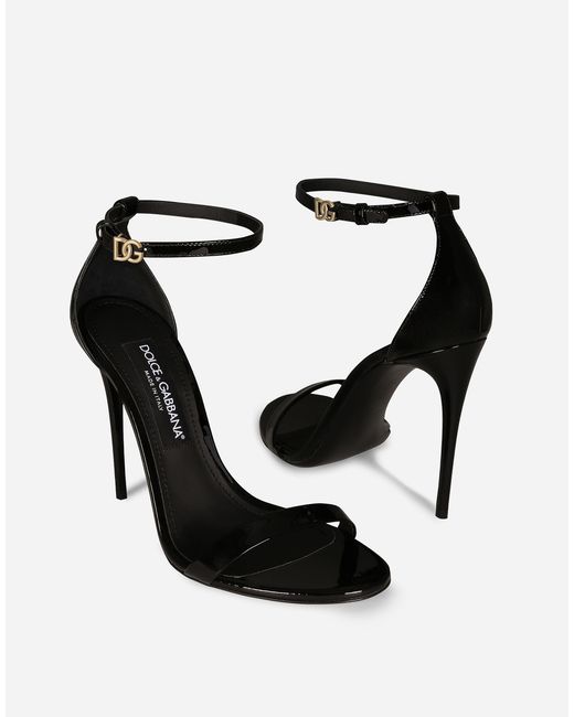 Dolce & Gabbana Black Sandalo