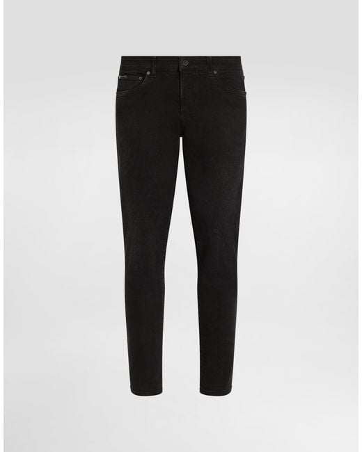Dolce & Gabbana Black Pantalone for men