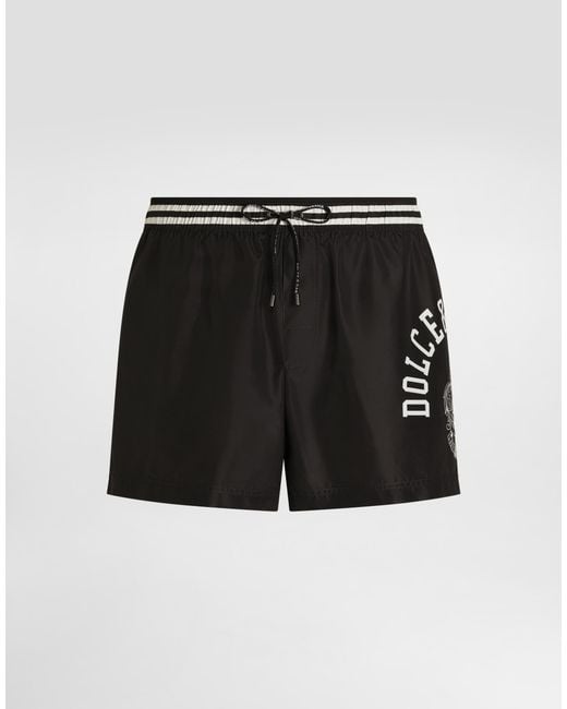 Dolce & Gabbana Black Short Swim Boxers for men