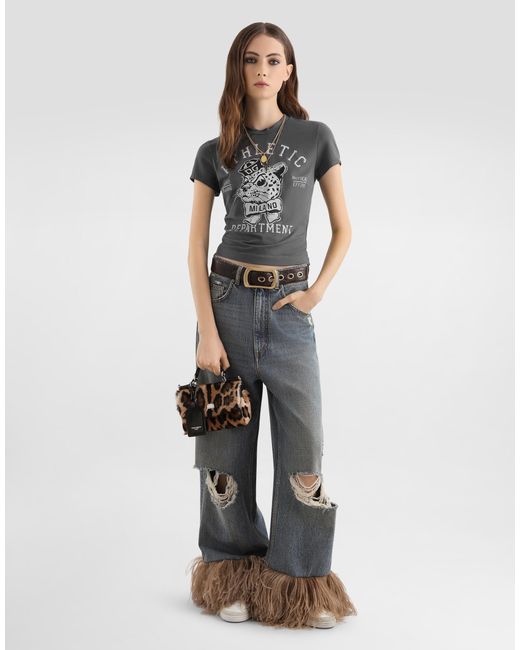 Dolce & Gabbana Blue 5-Pocket Denim Trousers