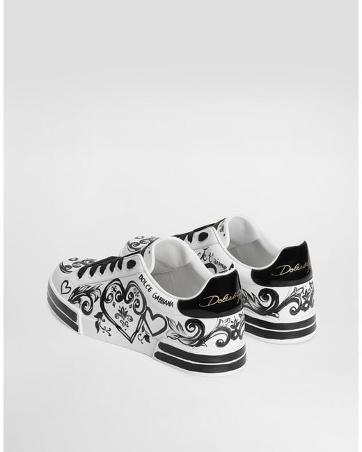 Dolce & Gabbana White Sneaker Bassa