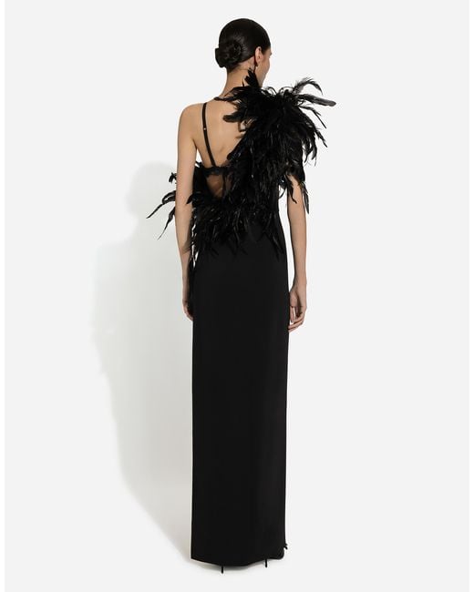 Dolce & Gabbana Black Cady Dress