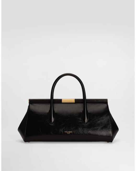 Dolce & Gabbana Black Marlene Everyday Bag With Charms