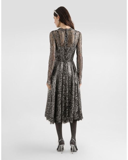 Dolce & Gabbana Gray Abito