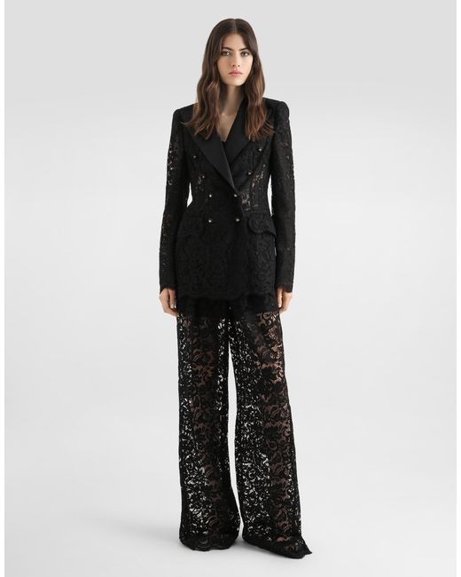 Dolce & Gabbana Black Double-Breasted Jacket