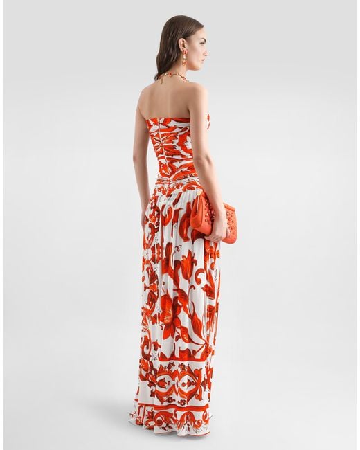Dolce & Gabbana Red Abito