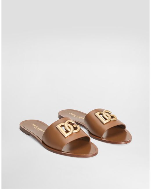 Dolce & Gabbana Flat Slippers White